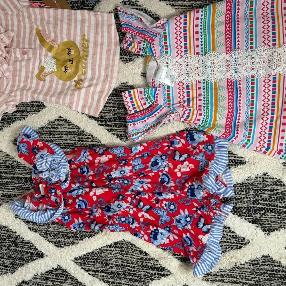 Baby Girl Clothing Set size 24mo/2t spring lot outfits and dresses DEAL!